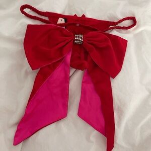Victoria’s Secret limited edition with bow and diamond design thong